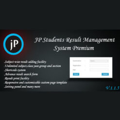 jp students result management system premium