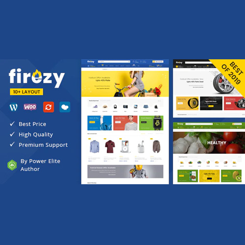 Mẫu website thương mại điện tử Firezy Multipurpose Woocommerce Theme