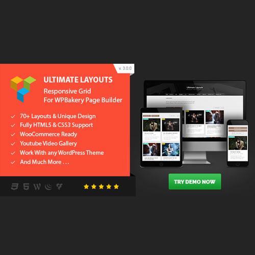 ultimate layouts responsive grid youtube video gallery addon for wpbakery page builder